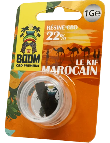 photo du packaging de la résine Le Kif Marocain